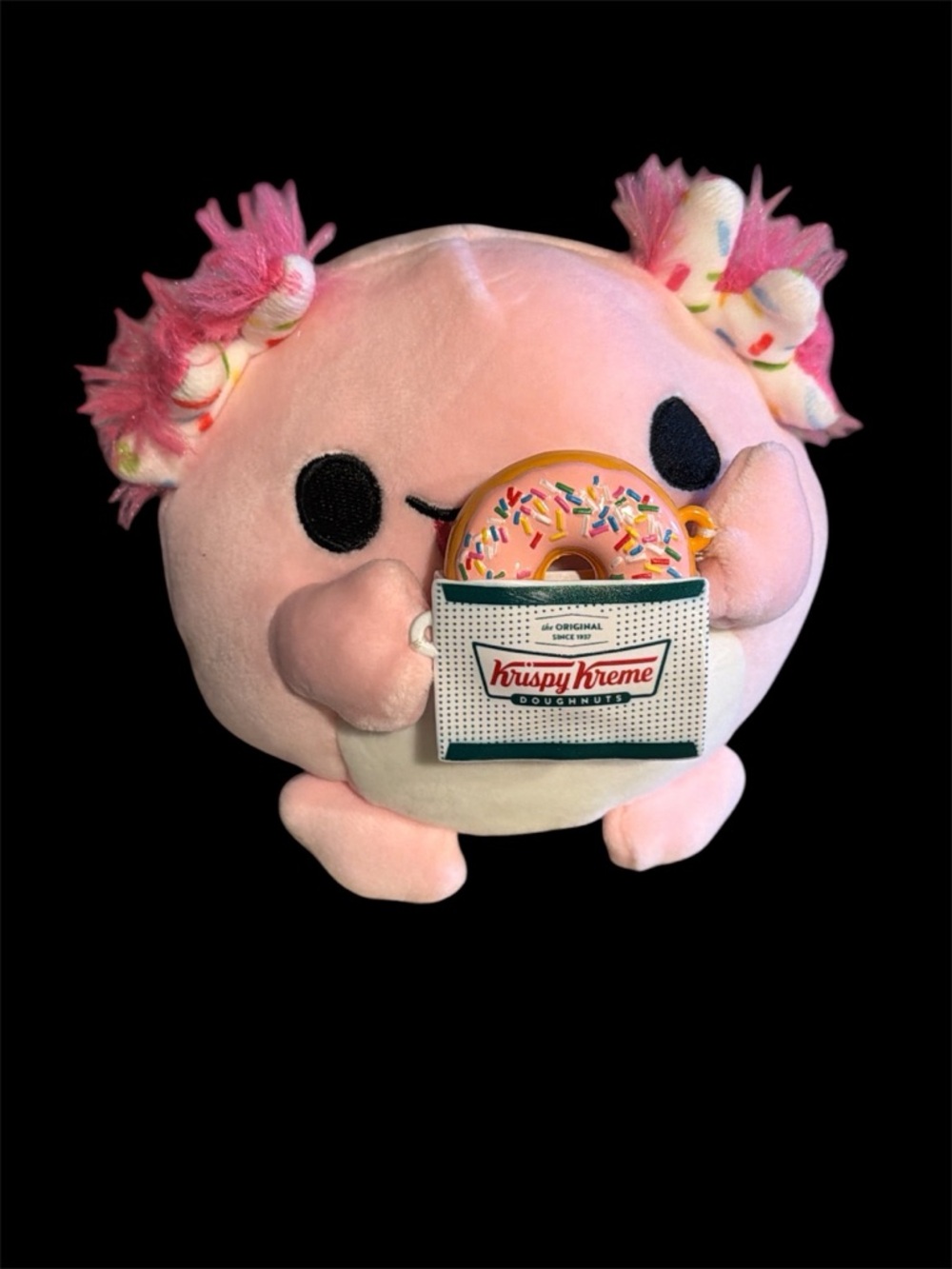 Snackles Krispy Kream Doughnut Axolotl